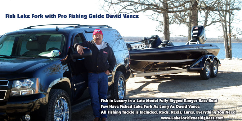 David Vance, Lake Fork Trophy Bass Fishing Guide, Texas Fishing Guide